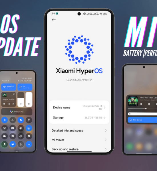 Hyperos stable update for mi 11x poco f3 Hyperos Custom rom Smooth ,Battery Backup & Performance