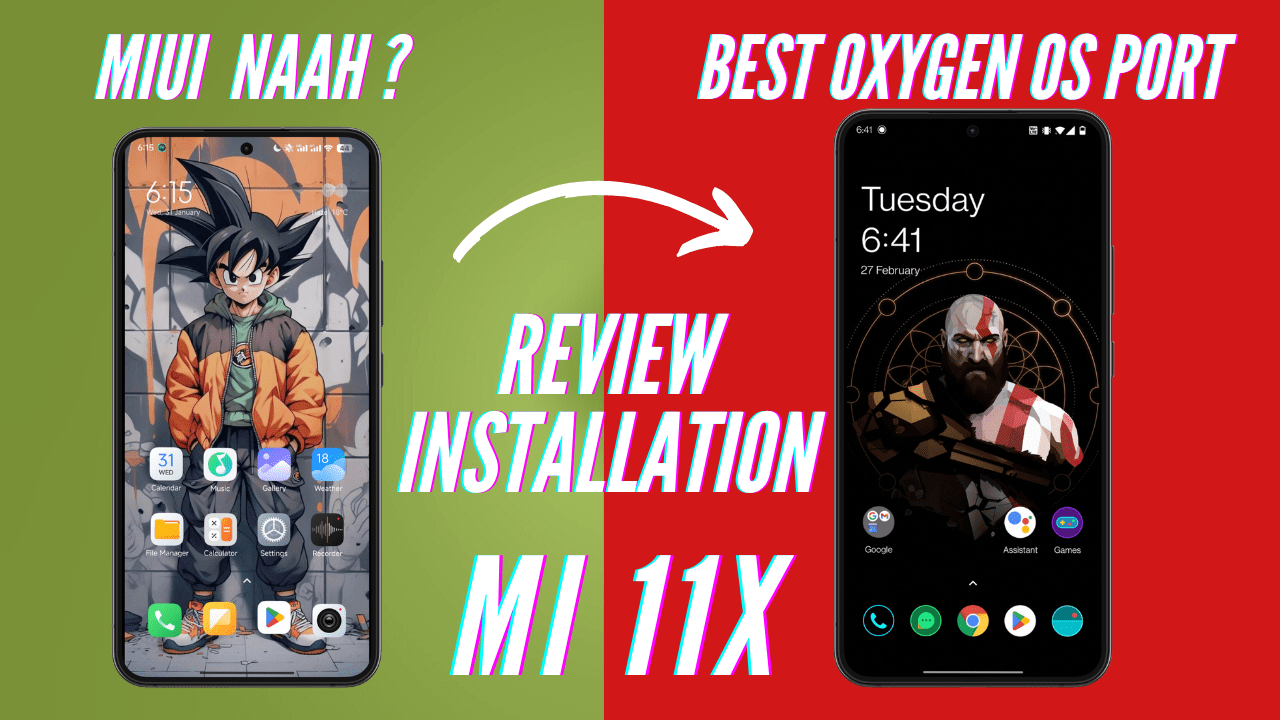 Mi 11x Oxygen OS : MI 11x Poco F3 Best Oxygen OS Port.