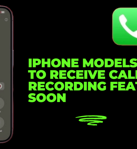 iPhone call recording Feature Supported Models